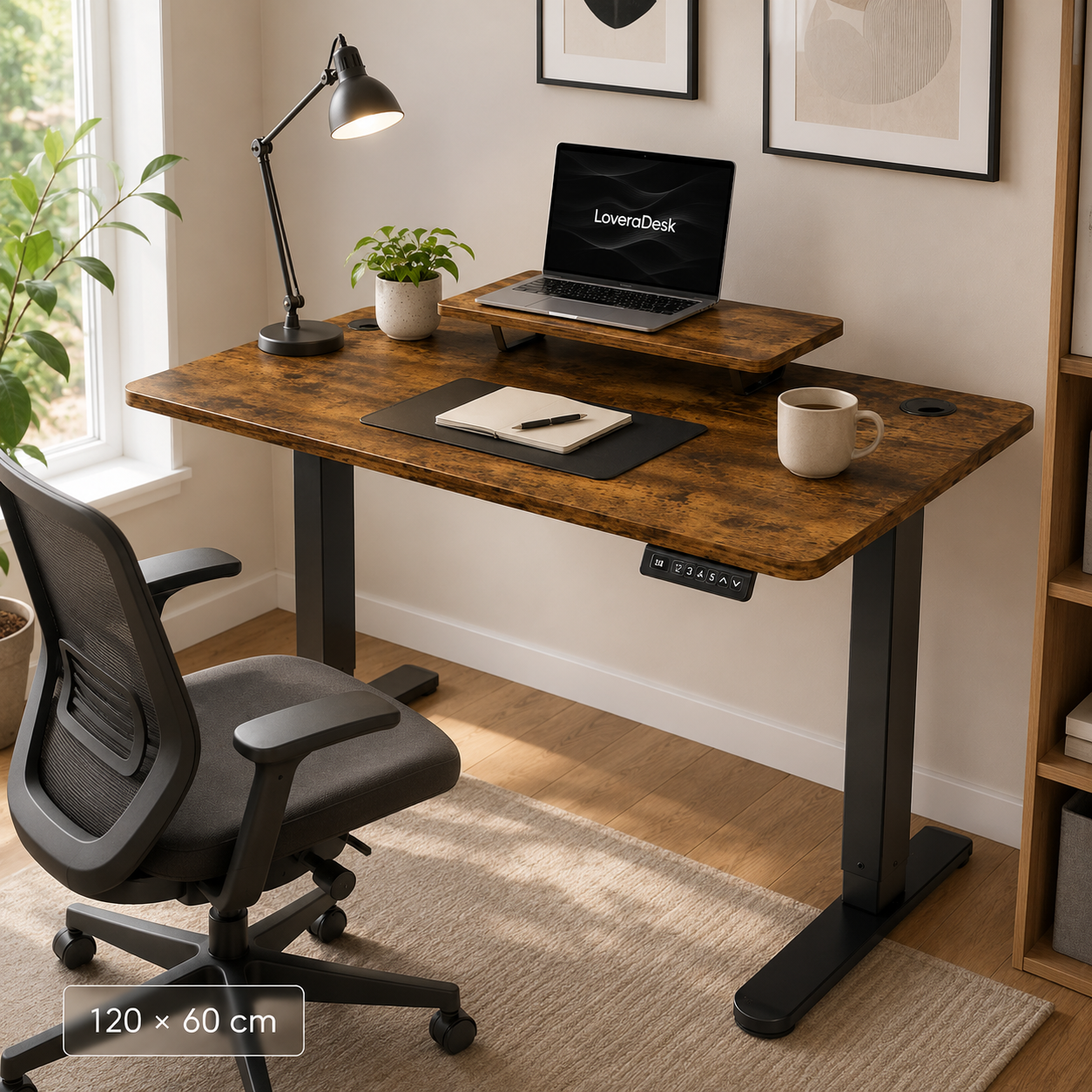Bureau Assis Debout LevoraDesk - Bois