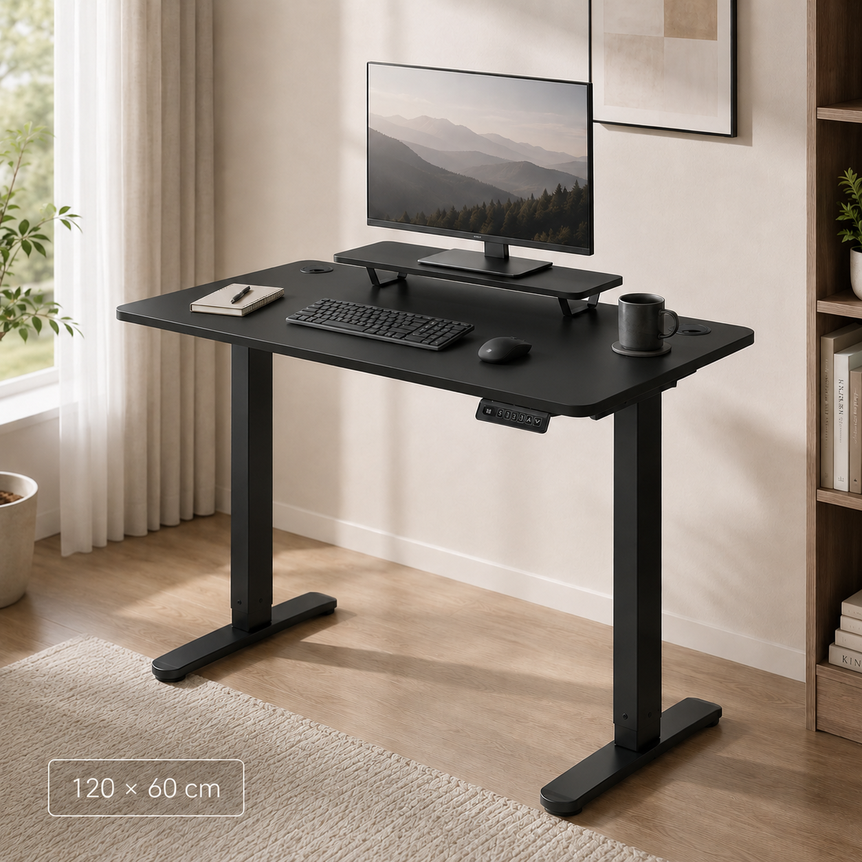 Bureau Assis Debout LevoraDesk - Noir
